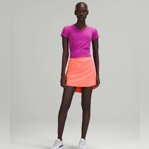 lululemon | Hotty Hot High Rise Skirt *Long Raspberry Cream size 6